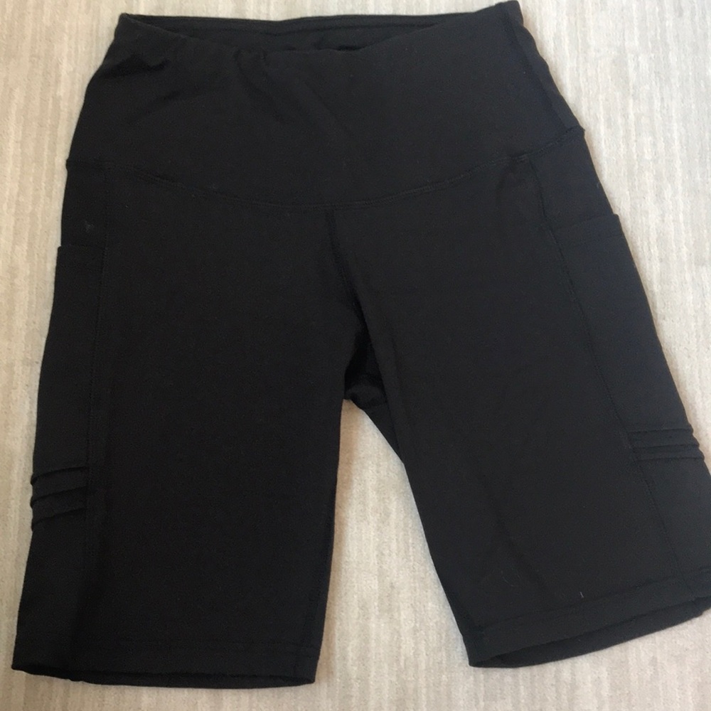 Black biker shorts